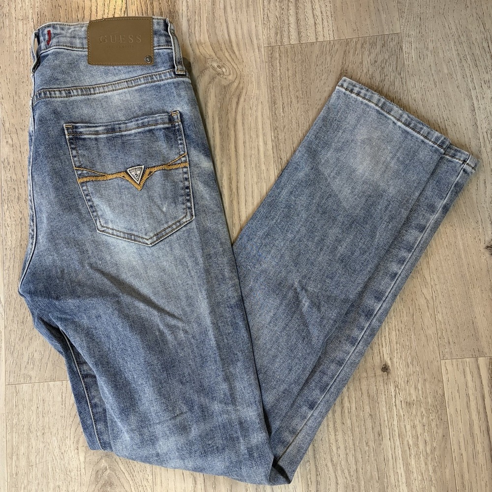 Guess Jeans Men's 30x32 Medium Rise Skinny Scotch‎ Fit Distressed Euc